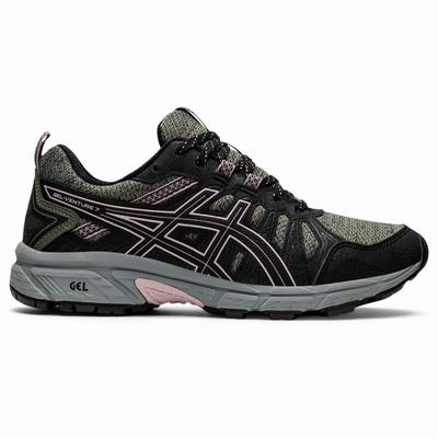 Női Asics Gel-Venture 7 Terepfutó Cipő AS7560294 Zöld/Rózsaszín